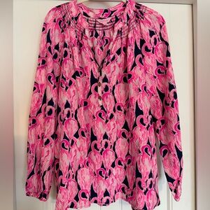 Lilly Pulitzer Elsa Silk Blouse